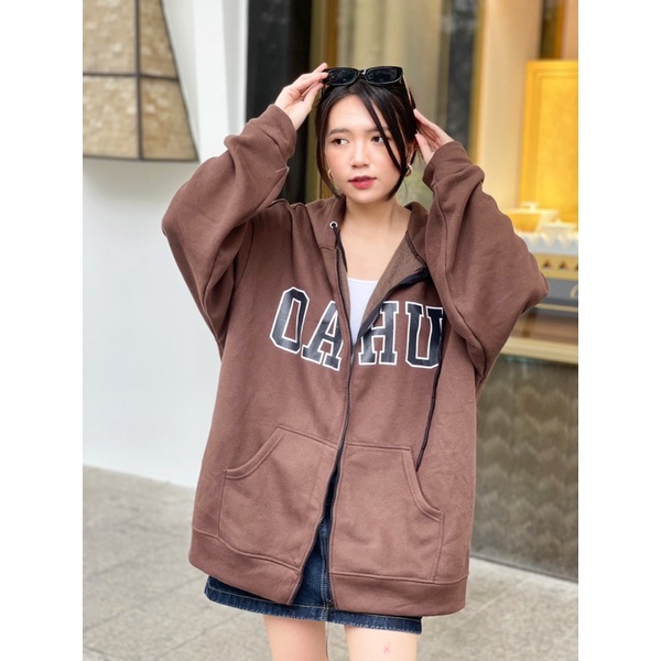 Áo Khoác Nỉ Bông OAHU JACKET Unisex Nam Nữ (Ảnh thật/Có sẵn) | BigBuy360 - bigbuy360.vn