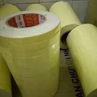 Băng dính xốp vàng 2 mặt 2cm
