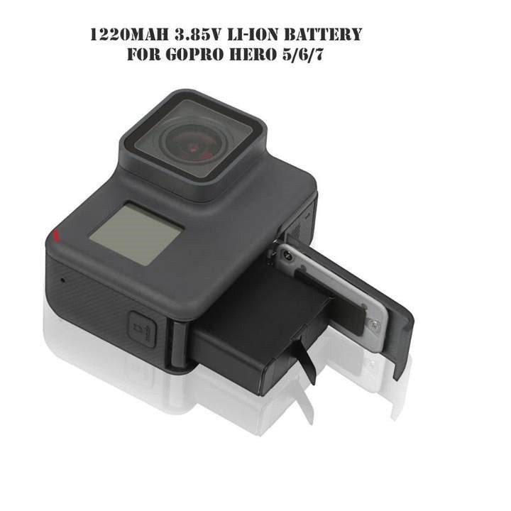 Pin dnhf Cho Camera Action Gopro Hero 5/6/7 Li-ion 1250mAh AHDBT-501