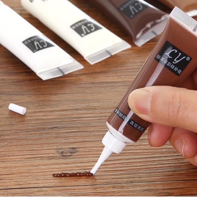 Keo vá gỗ che khuyết điểm các loại màu