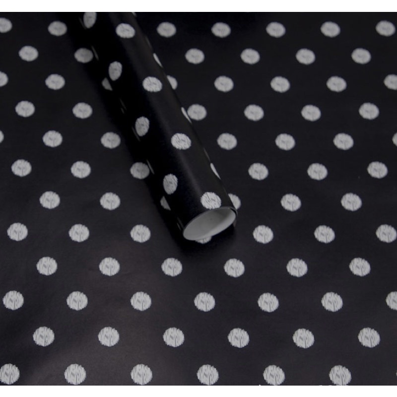 Giấy gói quà, trang trí - Mẫu caro, chấm bi