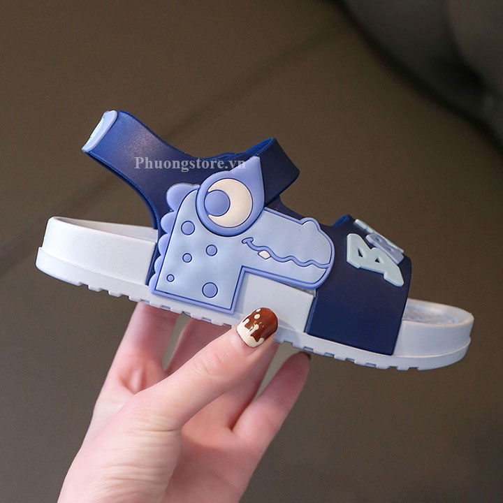 Sandal bé trai từ 3-8 tuổi nhựa dẻo mềm êm SA11
