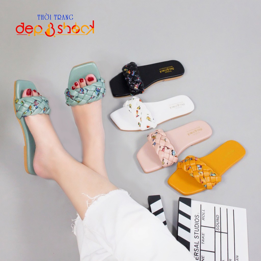 Dép nữ đi biển quai ngang thời trang 2021 có big size Hot MS 101