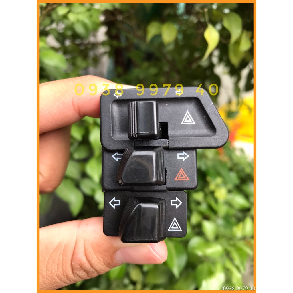 Công tắc Hazard, Công tắc xi nhan tích hợp Hazard đèn ưu tiên TẶNG cục chớp xi nhan điện tử các dòng