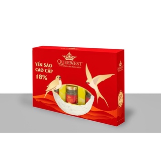 YẾN SÀO QUEENNEST CAO CẤP HỘP 18% 6 HỦ