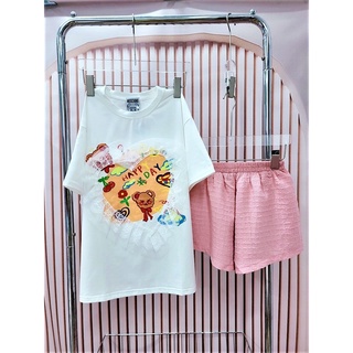 Set bộ ngắn tim ren trái tim ( ảnh thật/ sẵn)