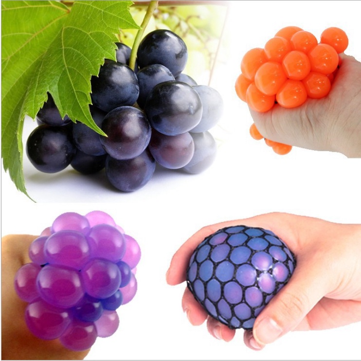 Đồ chơi quả bóng lưới màu cầu vồng giải tỏa căng thẳng
