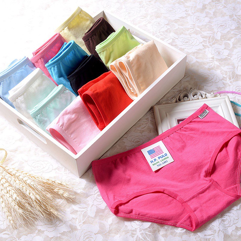 Quần Lót Cotton Thiết Kế Giản Dị Cho Nữ