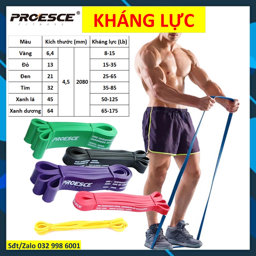 Dây kháng lực tập gym Yoga Dây ngũ sắc gym Superband Proesce Miniband chính hãng Aolikes 3602 3604 3601 3603 ddcg