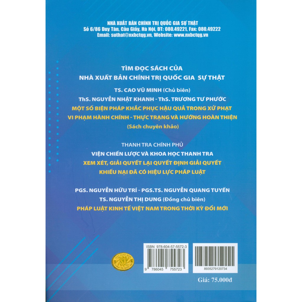 Sách - Cưỡng Chế Hành Chính Lý Luận Và Thực Tiễn | BigBuy360 - bigbuy360.vn