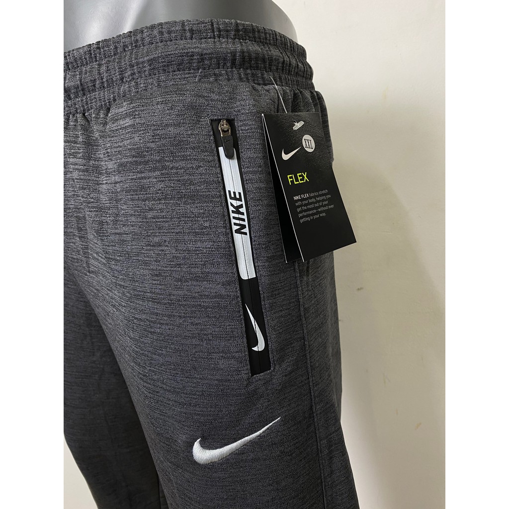 Quần thun thể thao dài mặc tập GYM túi khóa kéo chất polyester nam nữ mặc được - XK106 | BigBuy360 - bigbuy360.vn