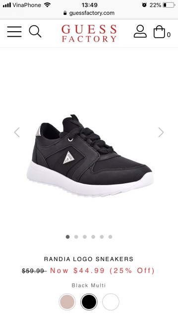Giày thể thao GUESS RANDIA LOGO SNEAKERS Chính Hãng