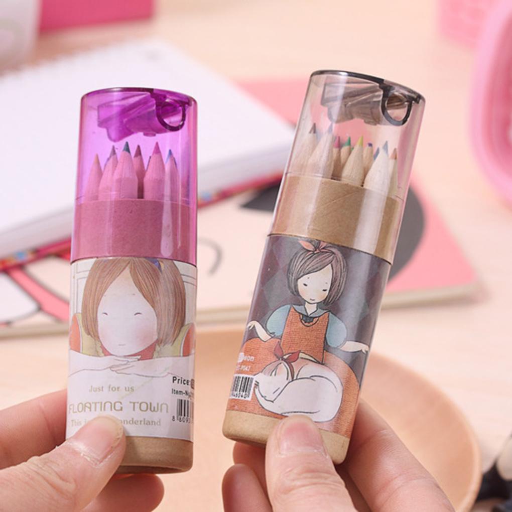 Set 12 Bút Chì Màu 12 Màu Sắc Đa Dạng