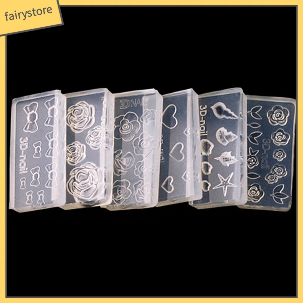 Khuôn 3D trang trí móng tay nghệ thuật chuyên dụng chất lượng cao