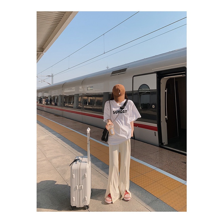 NRVP Áo Thun Mùa Hè Tay Cộc Oversize In Họa Tiết Phong Cách Hàn Quốc Cho Nam / Nữ