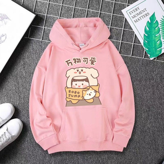 Áo Hoodie Nam Nữ Thu Đông Ấm Áp Chất Nỉ Mềm Mịn Không Nhăn, Không Xù In 3D Bé JOJO Chữ Nhật Siêu Cute Mặc Đi Chơi