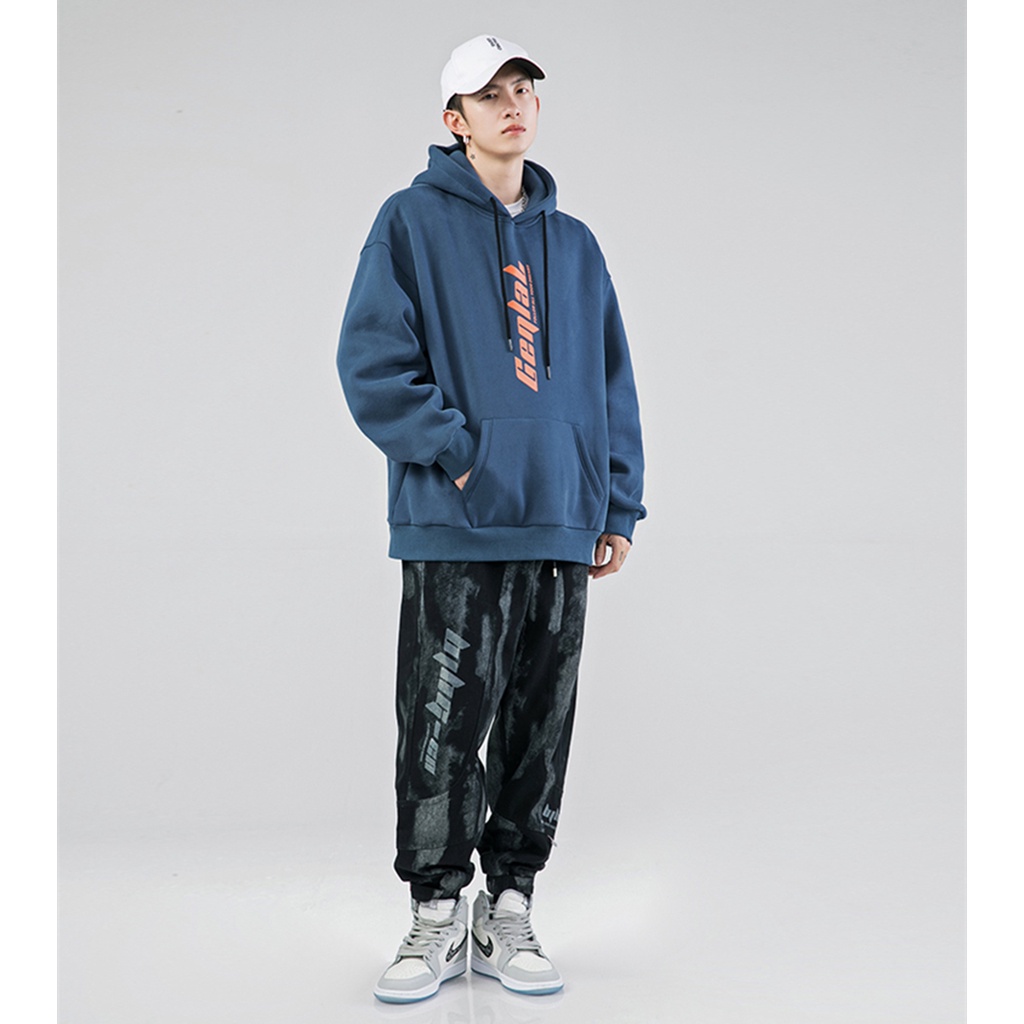 Áo Hoodie GenlaL - MayLinh shop - Nam Nữ Unisex Ulzzang Hàn Quốc - Vải Nỉ Bông Form Rộng Không Xù Lông