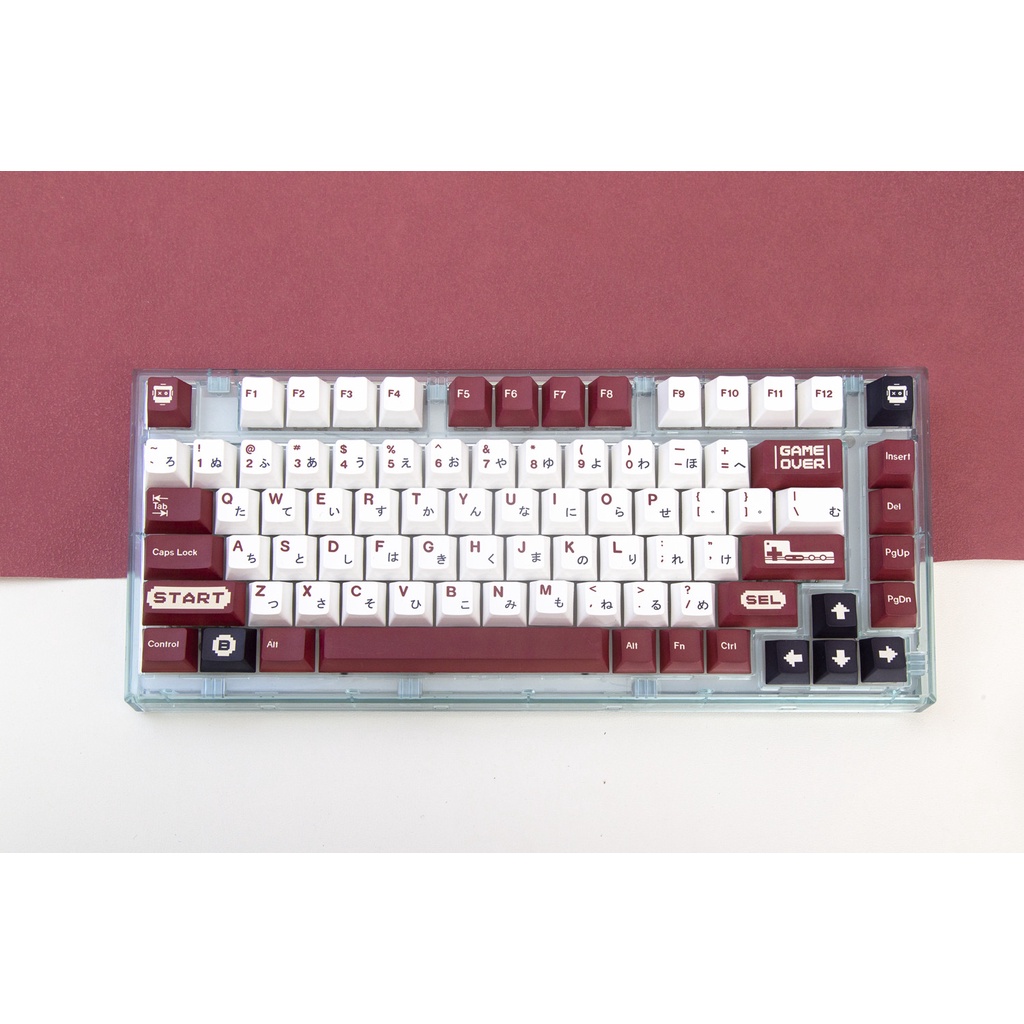 140 Phím FC Keycaps Cherry Profile Retro Video Game PBT DYE SUB Bàn phím cơ học Keycap