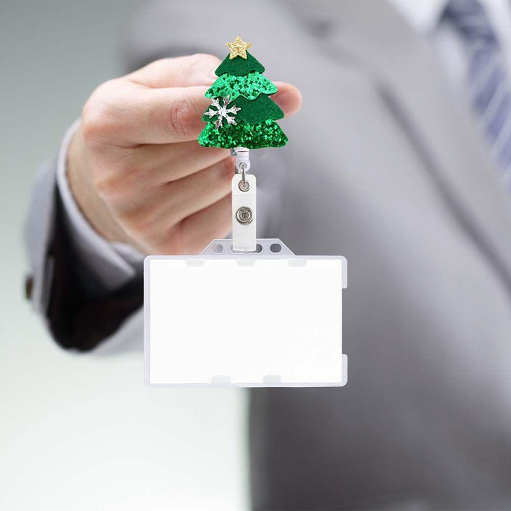 ELEGANT Kẹp Giữ Thẻ ID / Thẻ ID Xoay 360 Độ Kiểu Dáng Dễ Thương Vui Nhộn Dùng Trong Văn Phòng / Y Tá