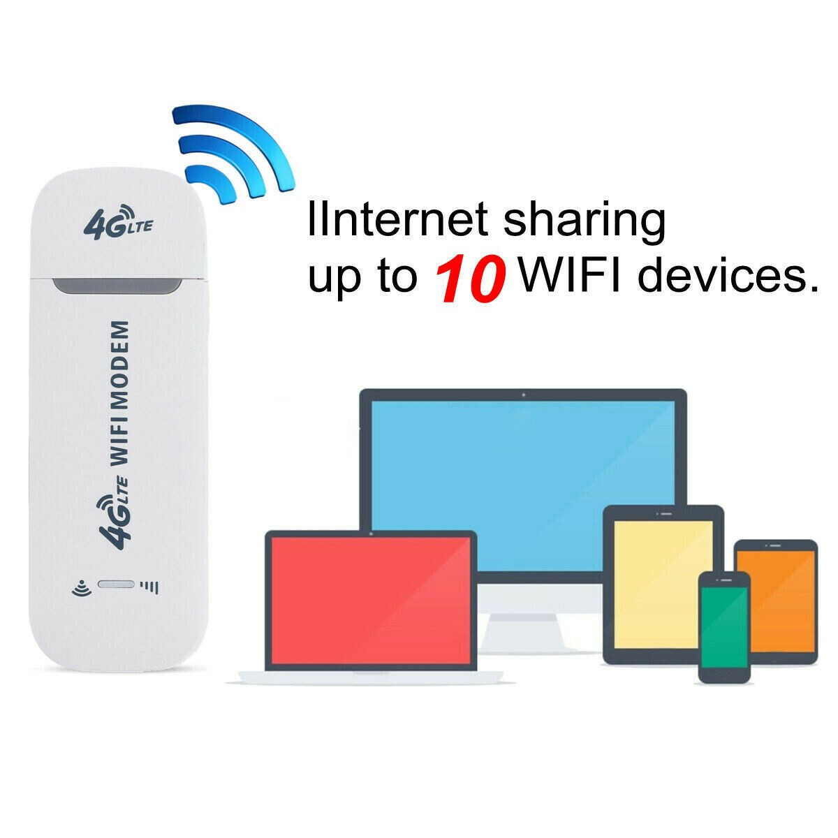 Usb Phát Wifi 4g Lte Em 4g Cho Win Xp Vista 7 / 10 Mac 10.4 Ios | BigBuy360 - bigbuy360.vn