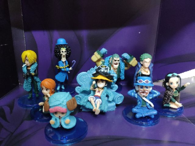 [COMBO 9 EM] Bộ mô hình nhân Vật chibi One piece WCF BĂNG MŨ RƠM anime Phiên bản kỉ niệm 20 năm Luffy robin brook franky