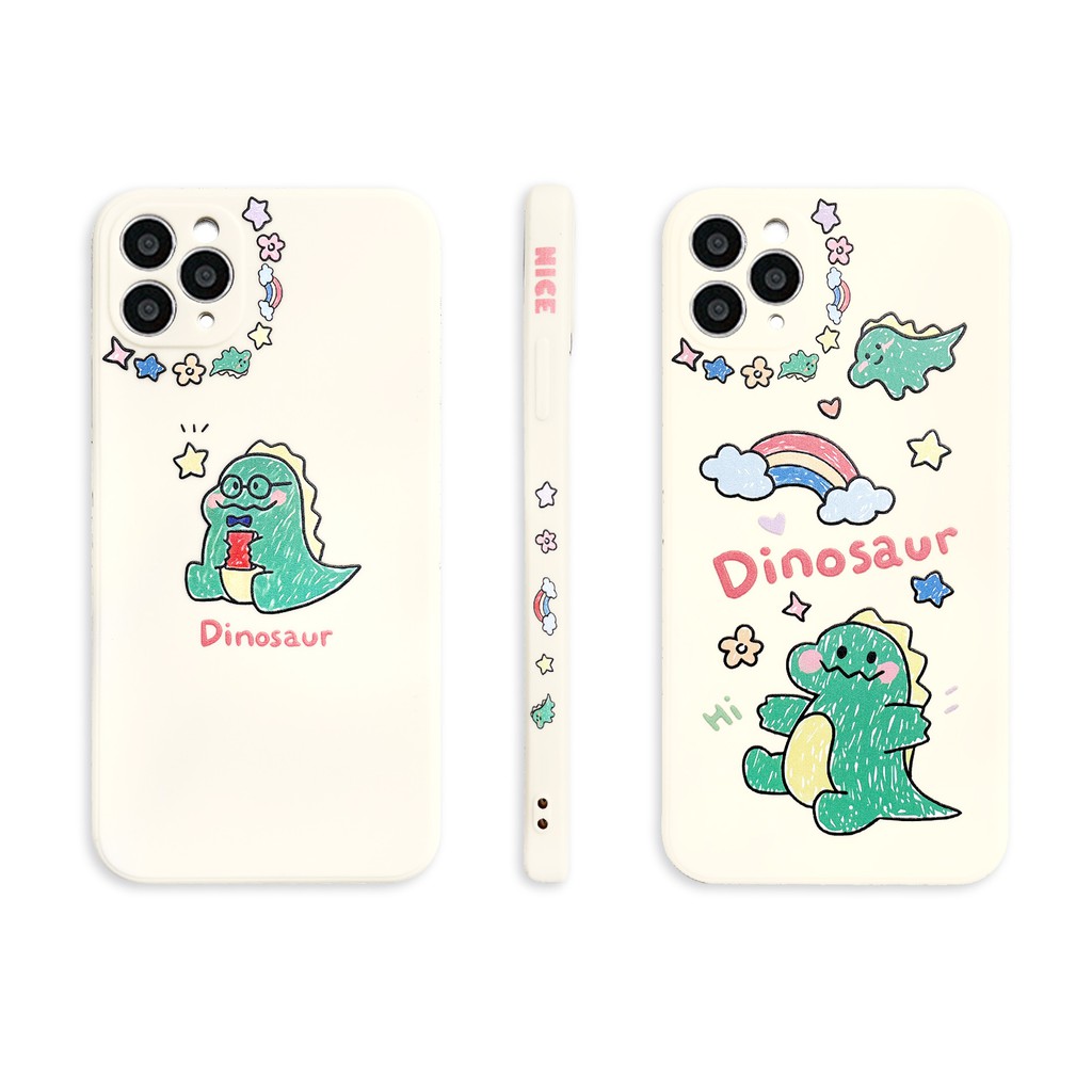 Ốp lưng iphone Dino Mập cạnh vuông in hình viền 5/5s/6/6plus/6s/6splus/7/7plus/8/8plus/x/xr/xs/11/12/pro/max/plus/promax | BigBuy360 - bigbuy360.vn