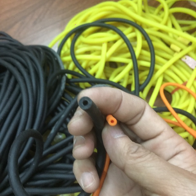 Combo Dây ná cao su tròn 4mm - 15k / mét, bán tối thiểu 3m, dây có độ đàn hồi và độ bên cao