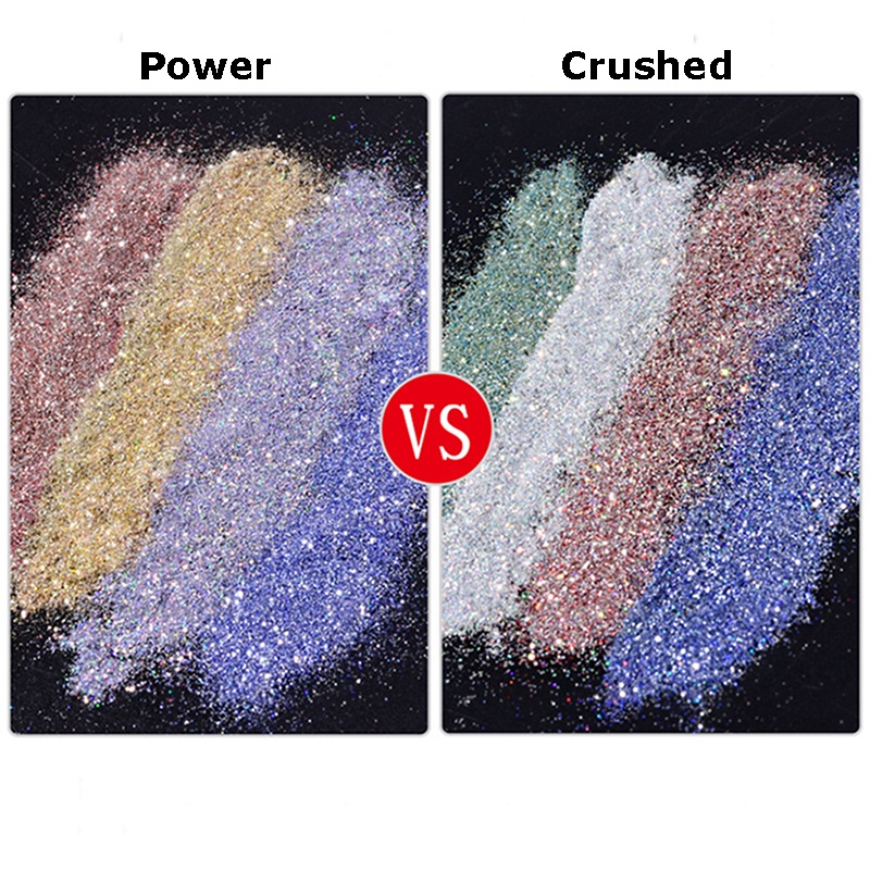 Bột nhũ rắc kim tuyến dạng hạt/bột lấp lánh trang trí móng tay nghệ thuật