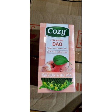 Trà Đào Cozy túi lọc 50gr (Mẫu mới(