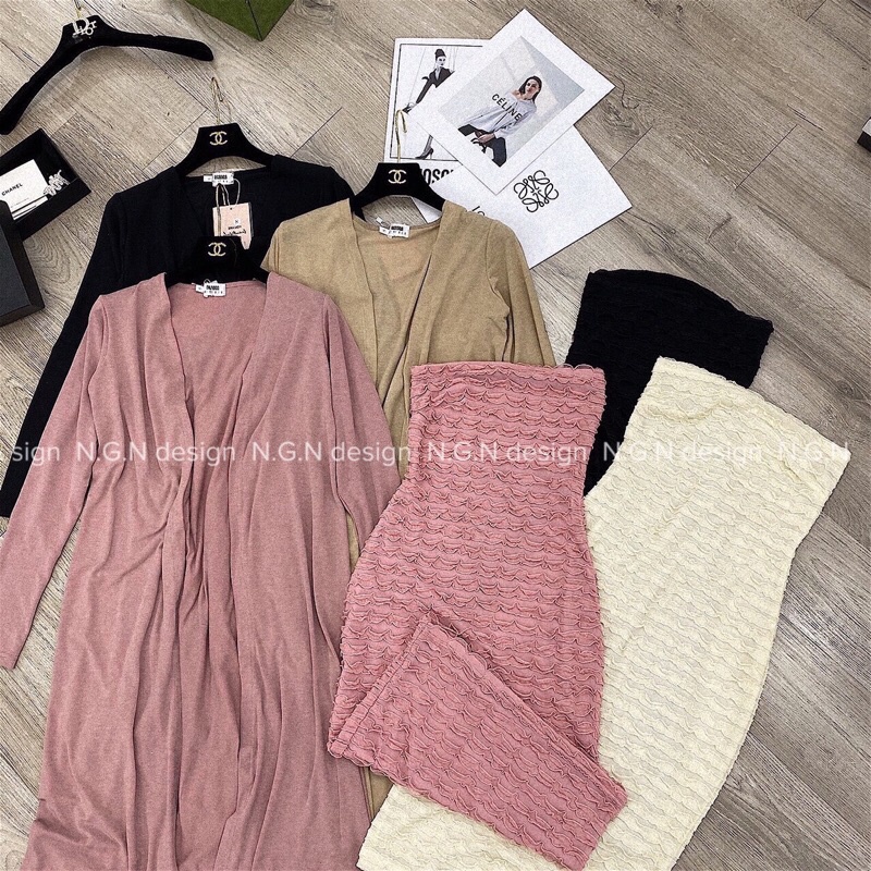 váy body khoác cadigan | BigBuy360 - bigbuy360.vn