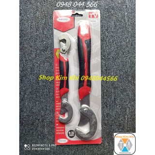 Bộ 2 Cờ Lê (Mỏ Lết) Đa Năng Thép Cao Cấp 9-32mm