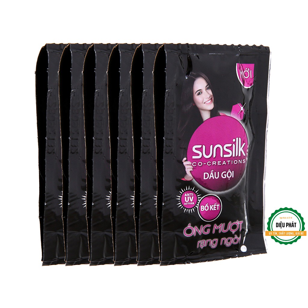 ⚡️ Dầu Gội Sunsilk Đen, Sunsilk Óng Mượt Rạng Ngời 5.8ml x 10 gói