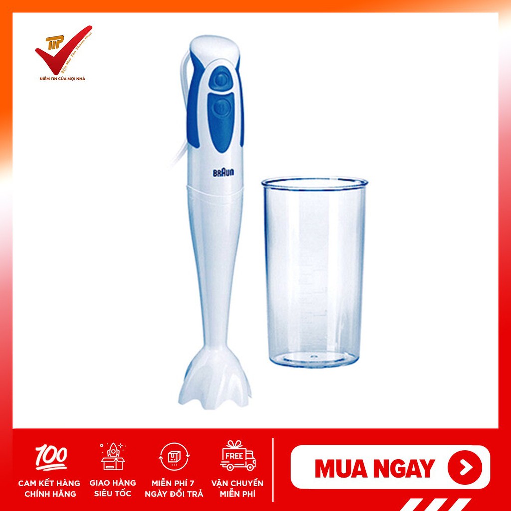 Máy xay châu âu Braun MQ 3000 Smoothie bảo hành chính hãng 24 tháng