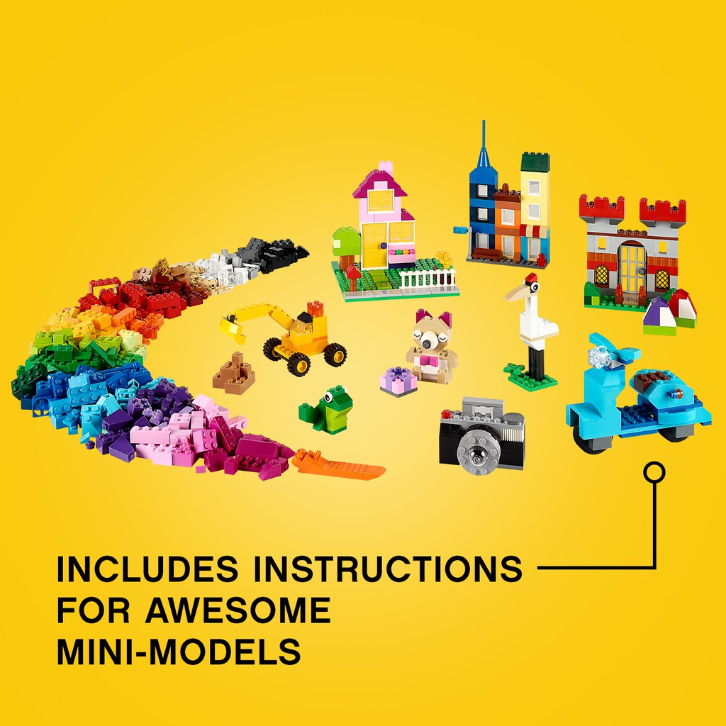 LEGO CLASSIC 10698 Thùng Gạch Lớn Classic Sáng Tạo ( 790 Chi tiết) Đồ chơi lắp ráp sáng tạo