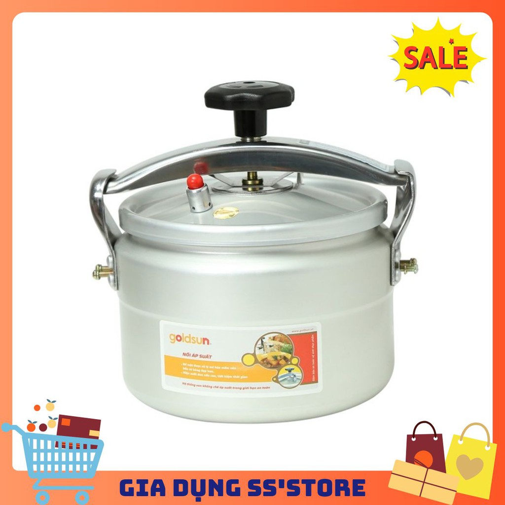 N️ồi áp suất 🎉FREESHP️🎉 Nồi áp suất nhôm Goldsun DB2501 5 Lít