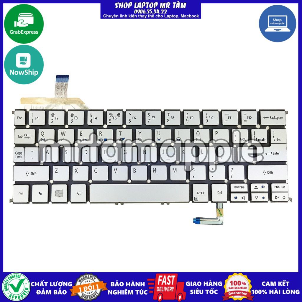 (KEYBOARD) BÀN PHÍM LAPTOP ACER S7-191 dùng cho Aspire S7 S7-191, S7-192 &lt;br&gt;(CÁP PHỤ NẰM DƯỚI NÚT DEL)