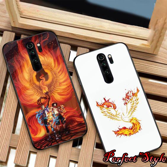 Ốp lưng họa tiết phủ bóng đẹp mắt cho xiaomi note 8 pro