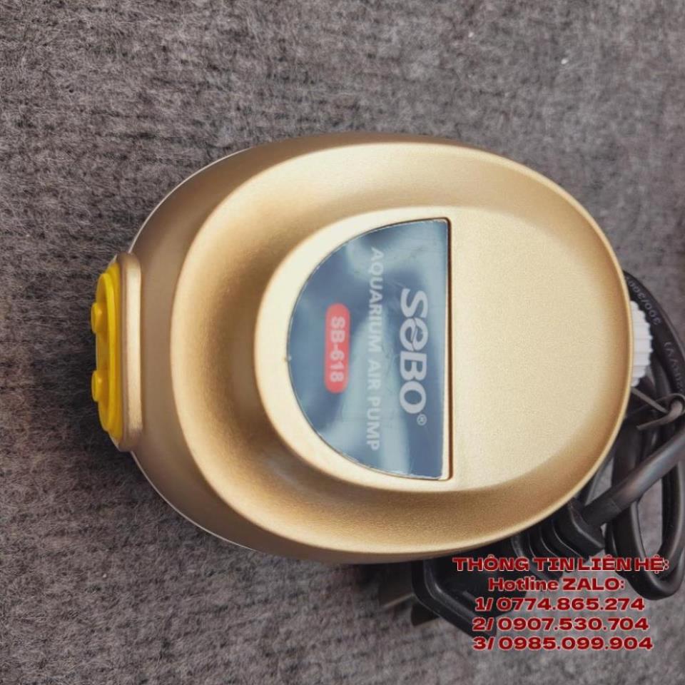 Máy Sủi Oxy 2 vòi Sobo SB-618 Công suất 3W