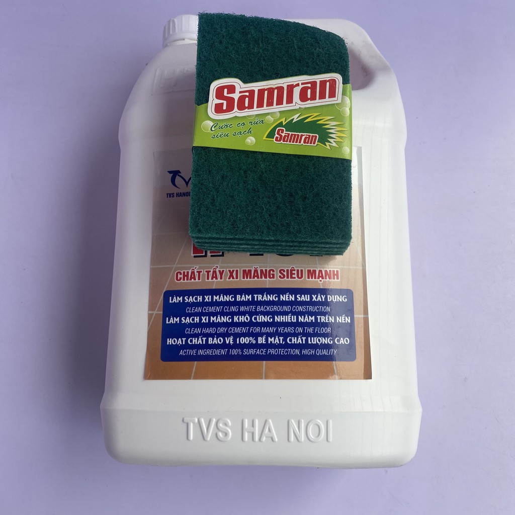 Chất tẩy xi măng HT01 các cỡ tặng kèm Samran - Kim Khí Dung Anh