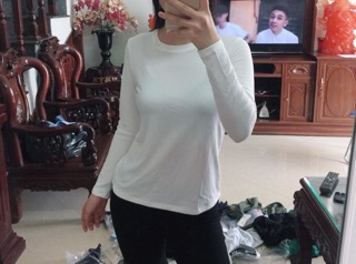 Áo cotton len tăm nữ