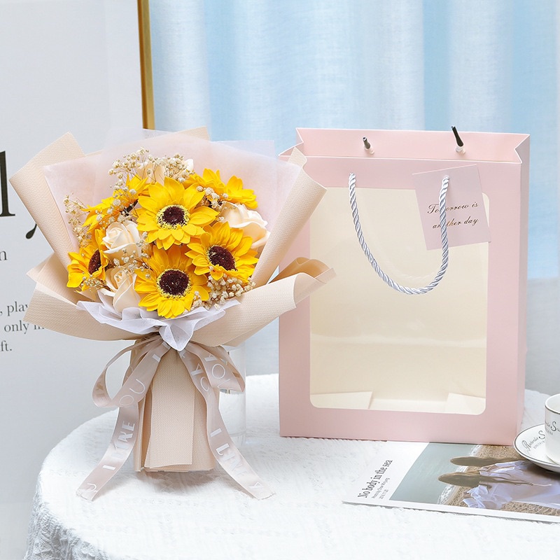 Hoa Hướng Dương Sáp Loại Đẹp Bông To Mềm Mại