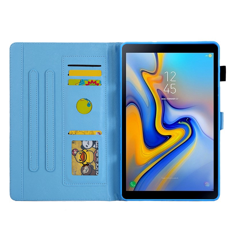 Bao da máy tính bảng nắp lật kiêm giá đỡ có ngăn đựng thẻ cho Samsung Tab A 8.0 T290 SMT295 | BigBuy360 - bigbuy360.vn