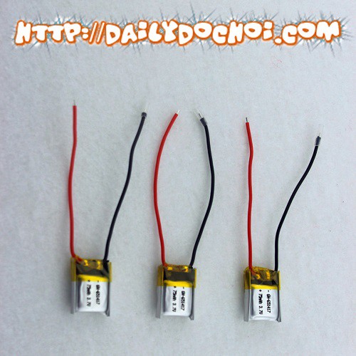 Pin hàn 3.7v  75mah dành cho máy bay trực thăng nhỏ