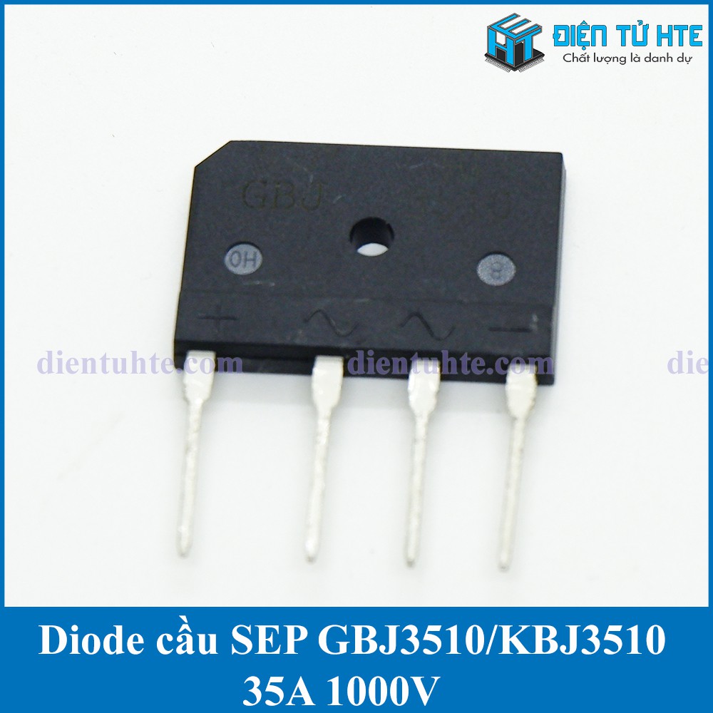 Diode chỉnh lưu cầu GBJ3510 KBJ3510 35A 1000V chính hãng SEP