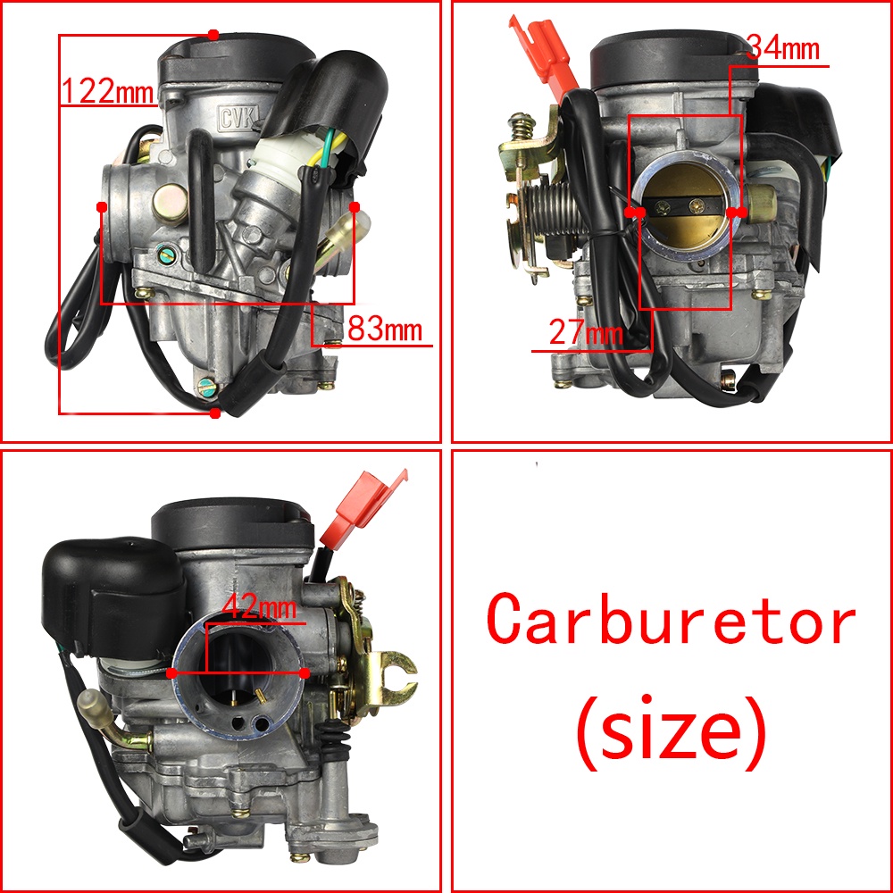 Bình xăng con xe Shark 125-170cc Cvk 26mm hàng zin chính hãng SYM