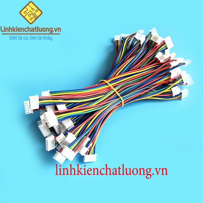 50 Sợi dây bus 5P XH2.54 dây 22AWG 2 đầu cắm dài 15cm
