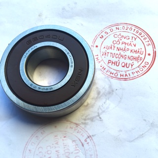 Vòng bi NSK 6204 DU nắp nâu