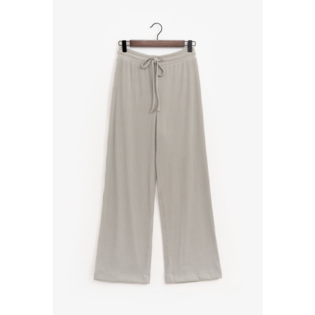 Quần culottes ống rộng vải tăm màu pastel MADELEN