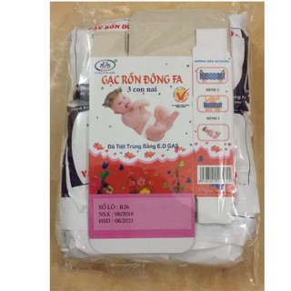 Băng Rốn Đông Pha, Gạc Rốn Đông Pha (10 hộp 30 chiếc)