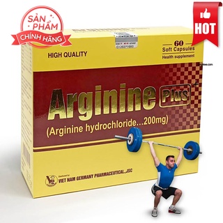 Viên uống bổ gan, hỗ trợ tăng cường sinh lý nam, giải độc gan Arginine Plus 200mg - Hộp 60 viên